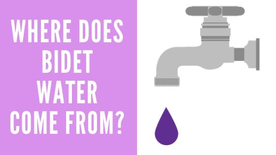 where does bidet water come from